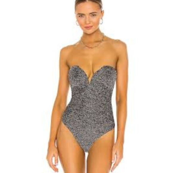 ALIX NYC Petra Velvet Bodysuit S - Picture 1 of 16